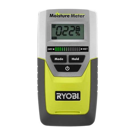 ho to use a ryobi moisture meter|ryobi moisture meter user manual.